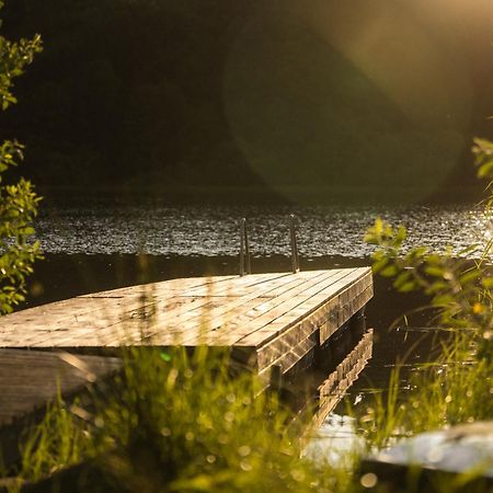 Domek Dla Pary Kaszuby Linia Brzegowa Jezioro Prywatny Las Roztoka  Exterior foto